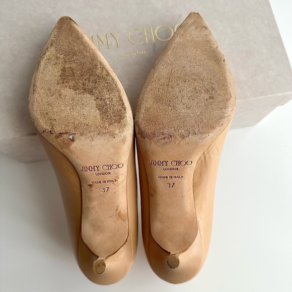 Jimmy Choo Tan Heels - Picture 11 of 13